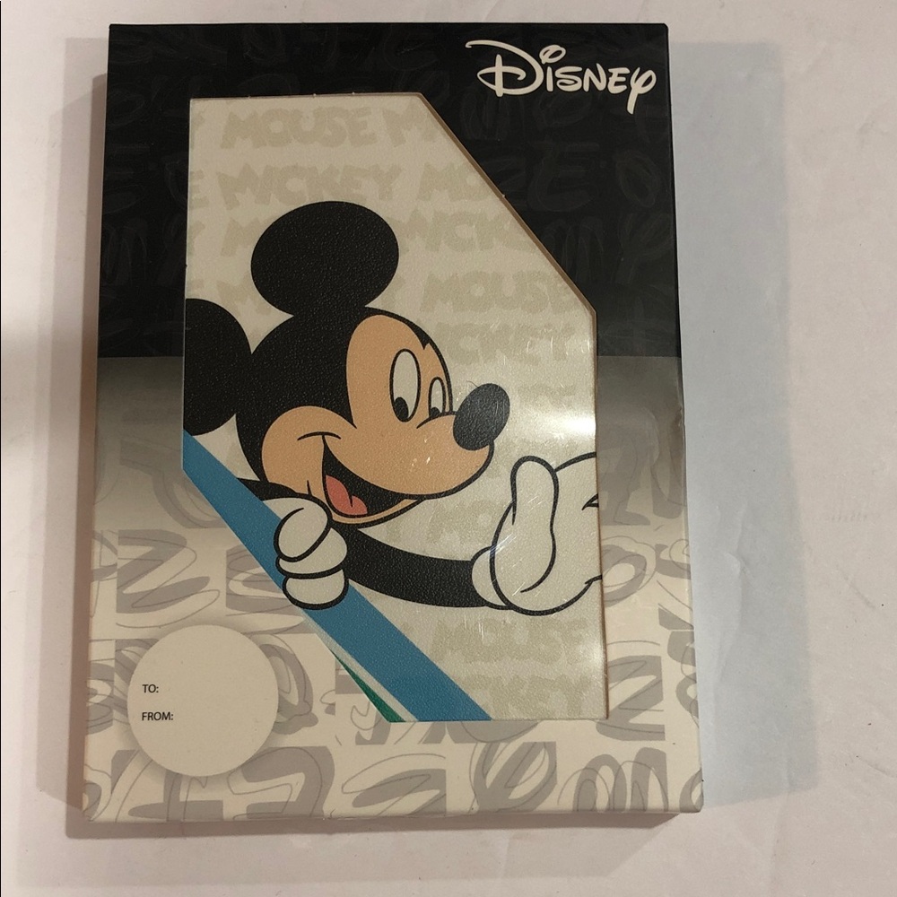 Disney’s Mickey Mouse monogrammed passport holder and card case new